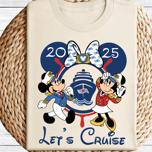 Let's Cruise Minnie & Mickey Graphic Tee