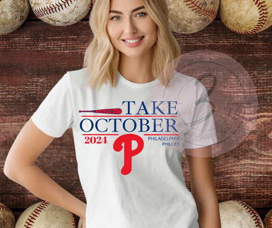 Take October Bat Graphic Tee