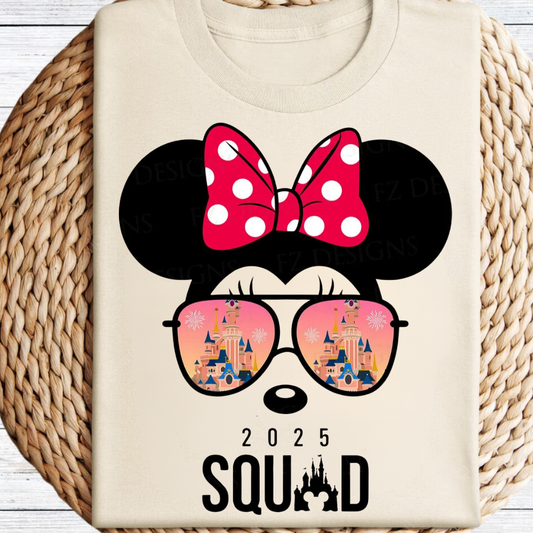 2025 Squad Minnie Graphic Tee