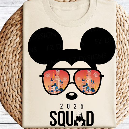 2025 Squad Mickey Graphic Tee