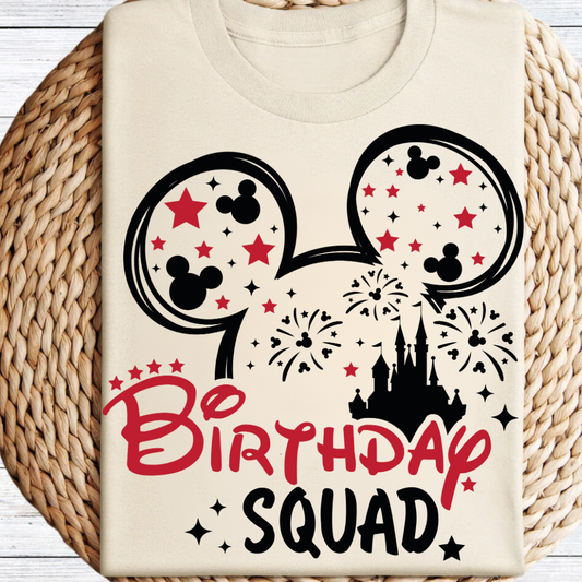 Birthday Squad Graphic Tee