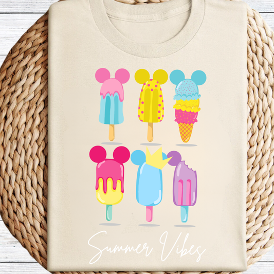 Mickey Popsicles Graphic Tee