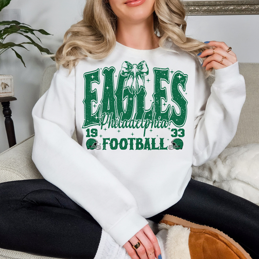 Eagles Bow Crew Neck