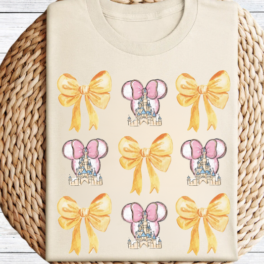 Disney Coquette Castle Graphic Tee