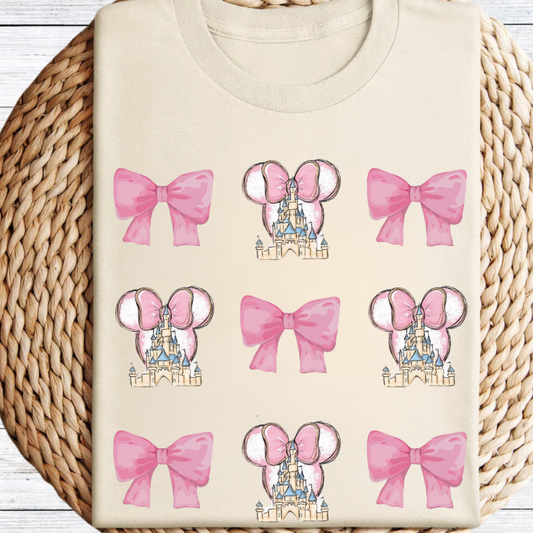 Disney Coquette Castle Graphic Tee