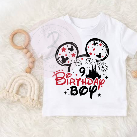 Disney Birthday boy/girl graphic tee
