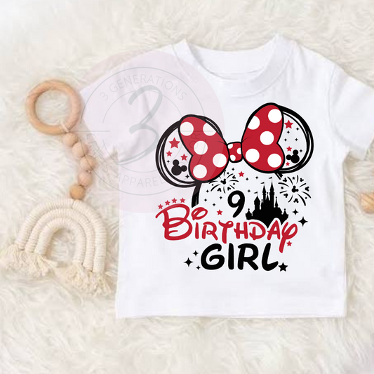 Disney Birthday boy/girl graphic tee