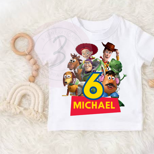 Toy Story birthday graphic tee