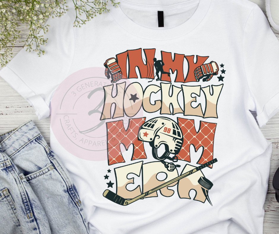 In my Hockey Mom Era Graphic Tee