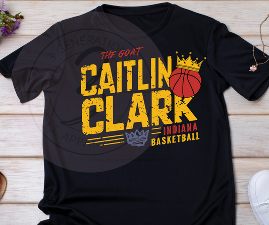 Caitlin Clark The Goat Graphic Tee