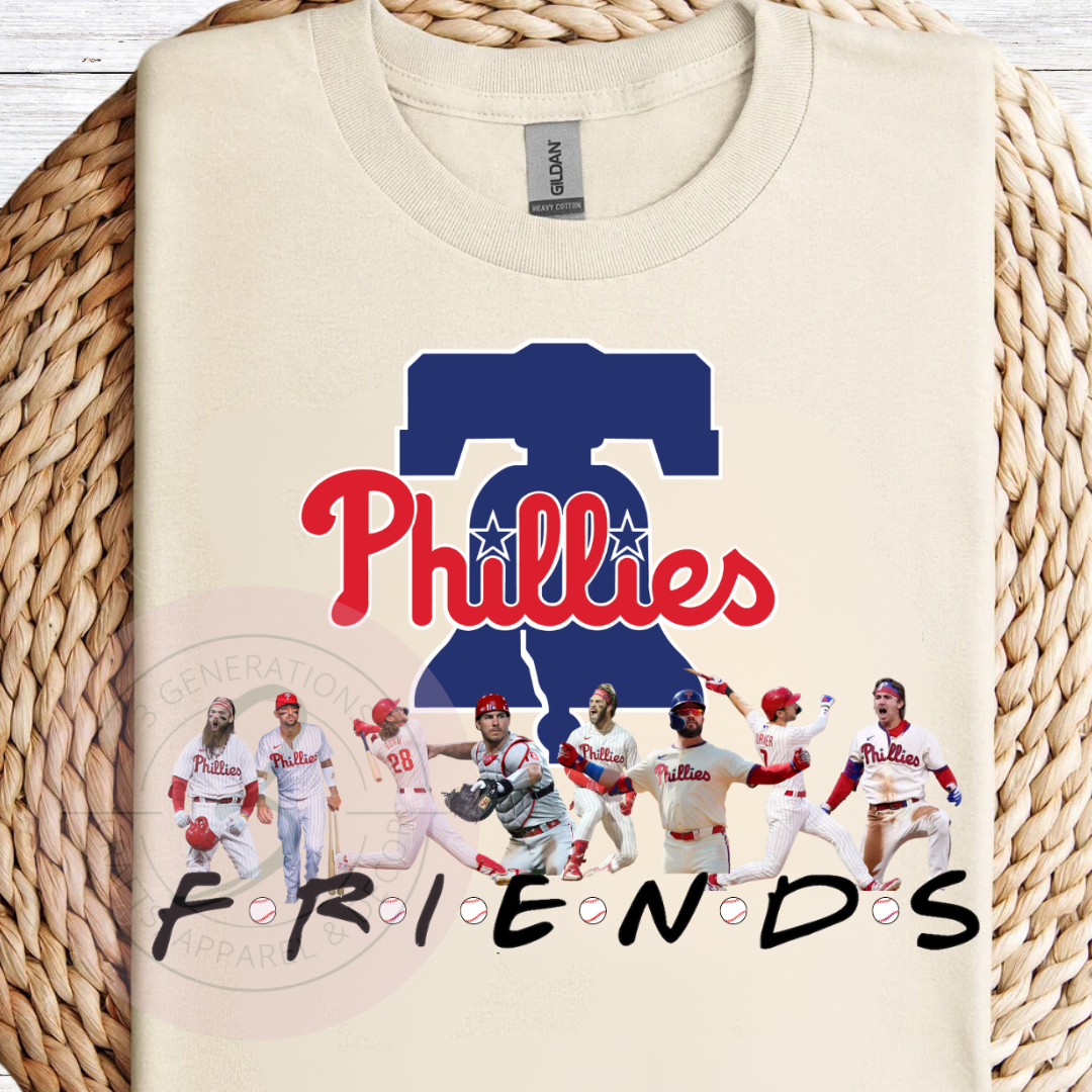 Phillies Friends Graphic Tee