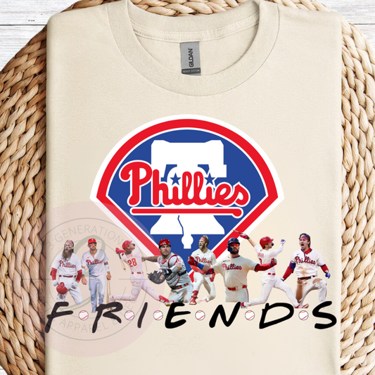 Phillies Friends Graphic Tee