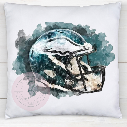 Eagles Watercolor 14 by 14 inch pillow