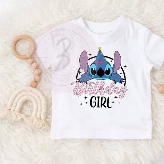 Birthday Girl stitch Graphic Tee