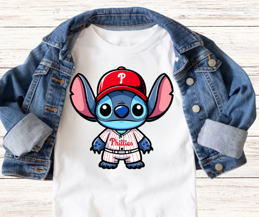 Phillies Stitch Graphic Tee