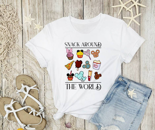 Snacking Around the World Graphic Tee