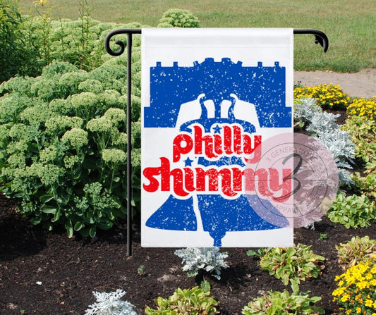 Philly Shimmy Garden Flag