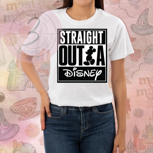 Straight Outta Disney Graphic Tee