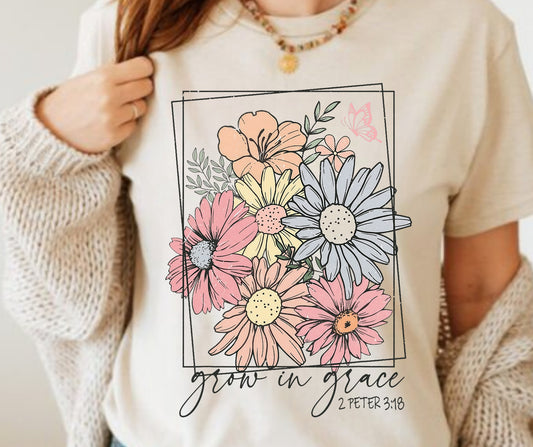 Grow in Grace tee
