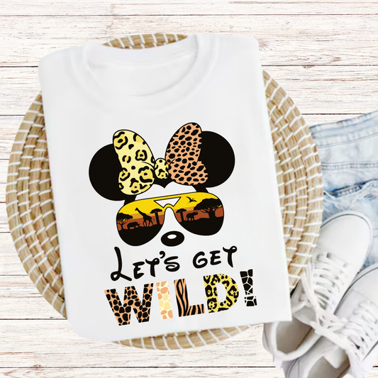 Let's Get Wild Graphic Tee-Multiple designs