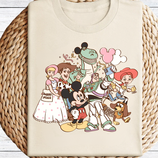 Vintage Mickey & Toy Story Graphic Tee