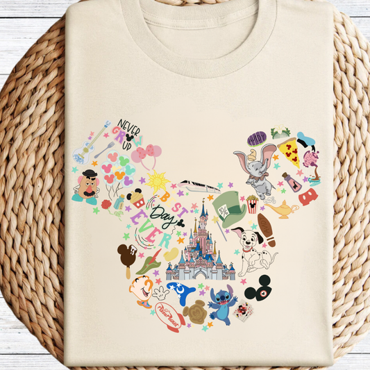 Best Day Ever/ Never Grow Up Mickey Graphic Tee