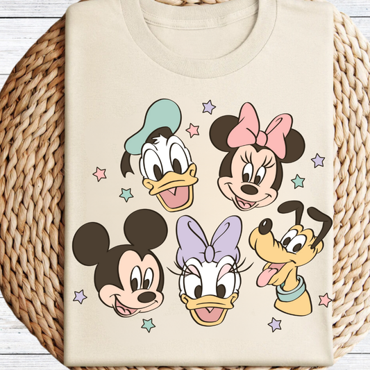 Vintage Mickey & Friends Graphic Tee