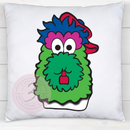 Phanatic Head 14 by 14 inch pillow