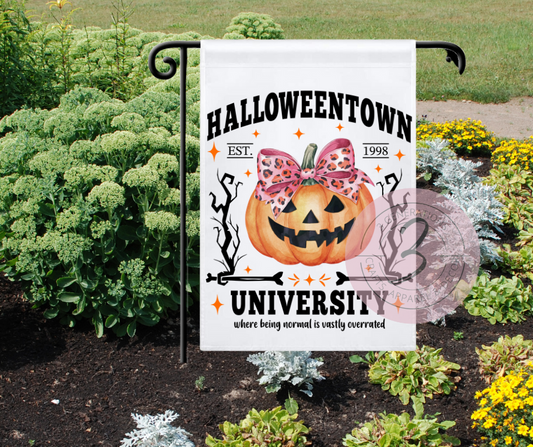 Halloweentown Garden Flag