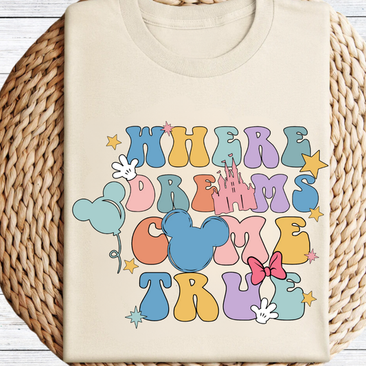 Where Dreams Come True Graphic Tee
