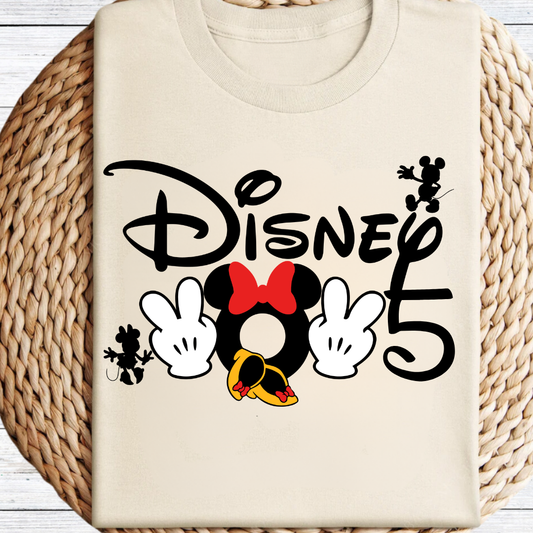 Disney 2025 Peace Mickey/Minnie Graphic Tee