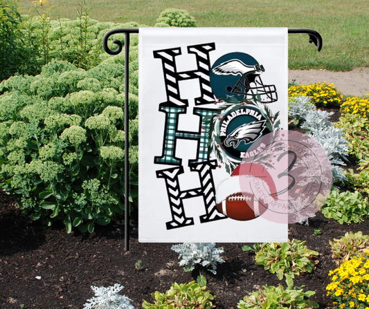 Eagles Ho Ho Ho Garden Flag