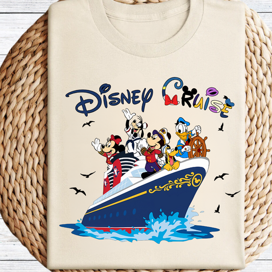 Mickey & Friends Disney Cruise Ship Graphic Tee
