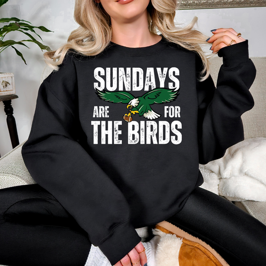 Sundays are for the birds Crew Neck Sweatshirt