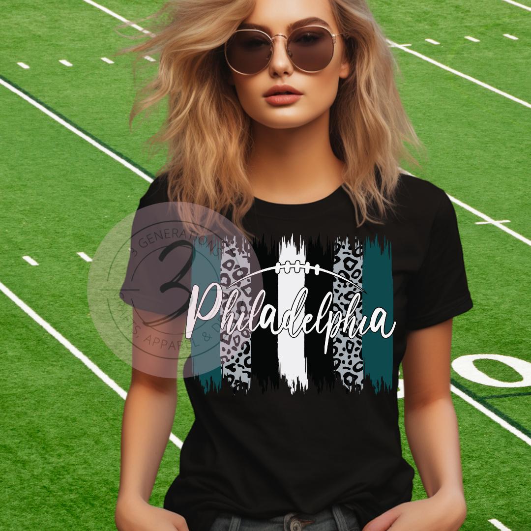 Eagles Leopard Graphic Tee