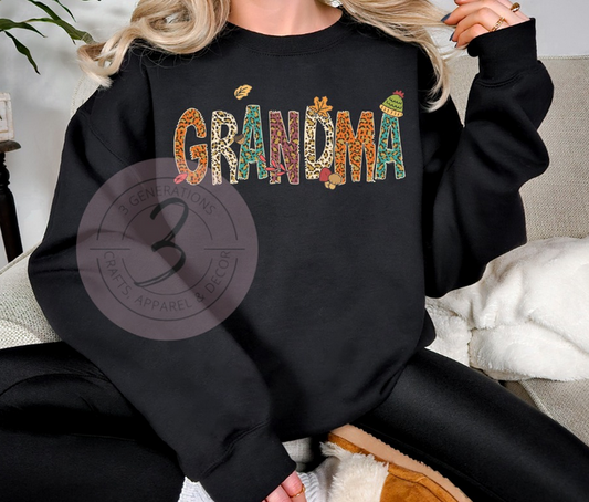 Fall themed Name Sweatshirt