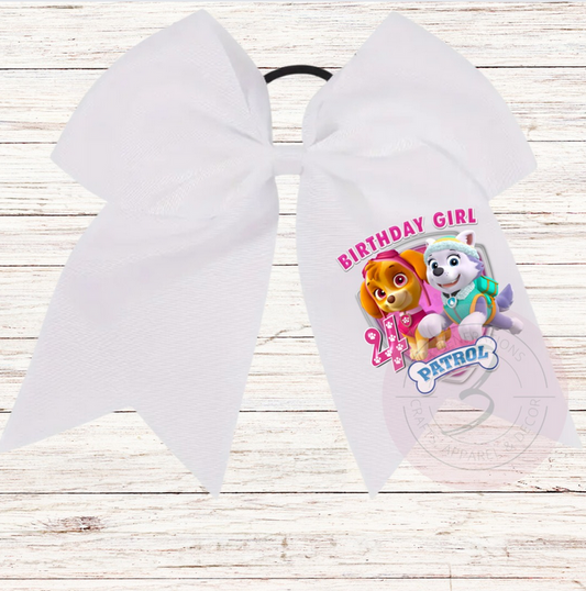 Paw Patrol Ponytail Bow