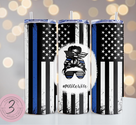 #policewife Tumbler
