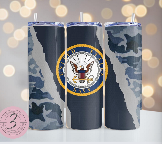 Military seals Tumbler (mulitple designs)