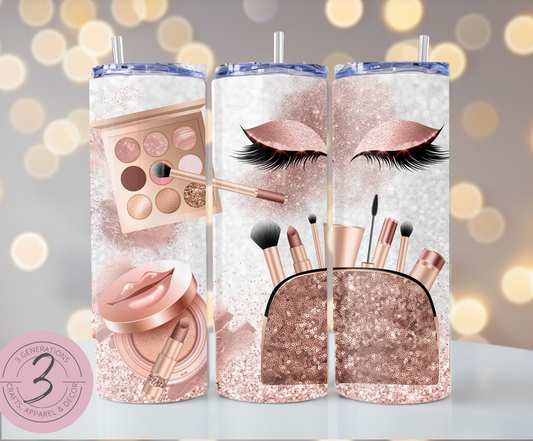 Makeup junkie tumbler