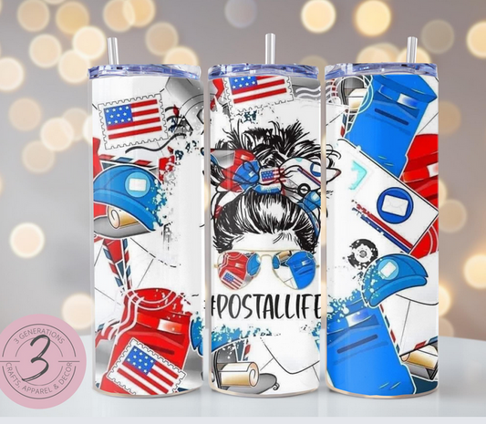 #postallife tumbler