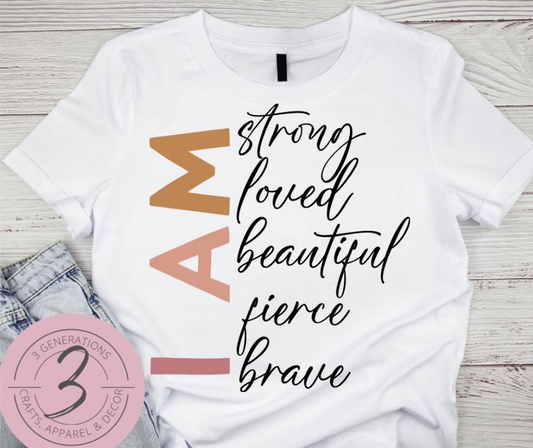 I am strong Graphic Tee