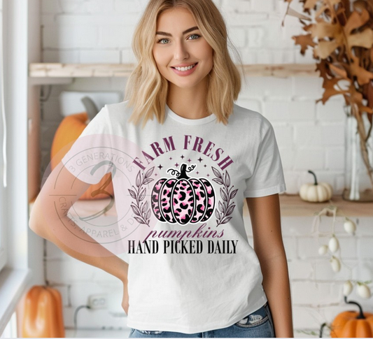 Farm Fresh Pink Leopard Pumpkin