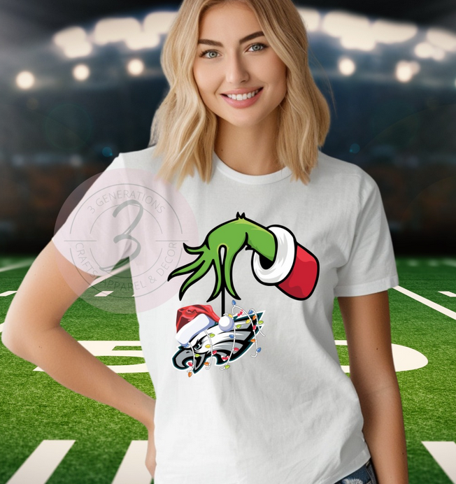 Eagles Grinch Graphic Tees (Multiple styles)