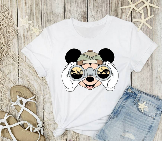 Minnie/Mickey Binoculars Graphic Tee