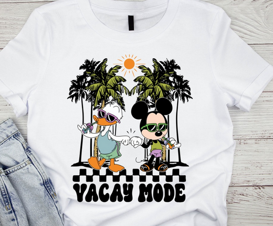 Vacay Mode Mickey & Donald Graphic Tee