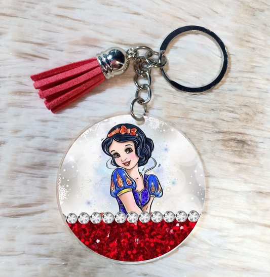 2" Snow White keychain