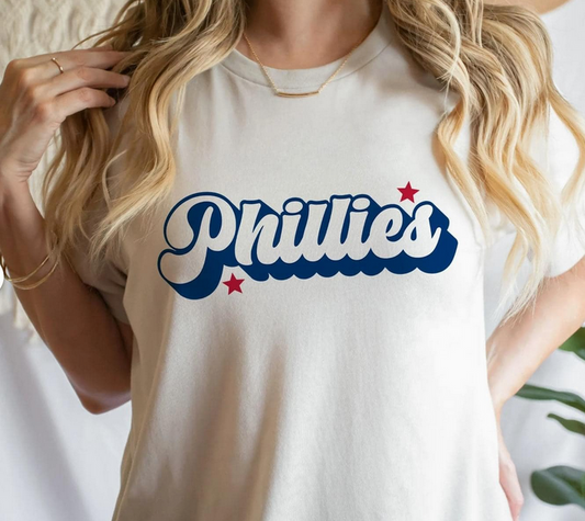 Distressed Phillies Graphic Tee