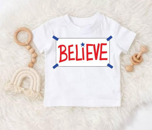 Believe Kids Graphic Tee (multiple styles)