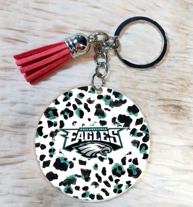Leopard Eagles  2" keychain